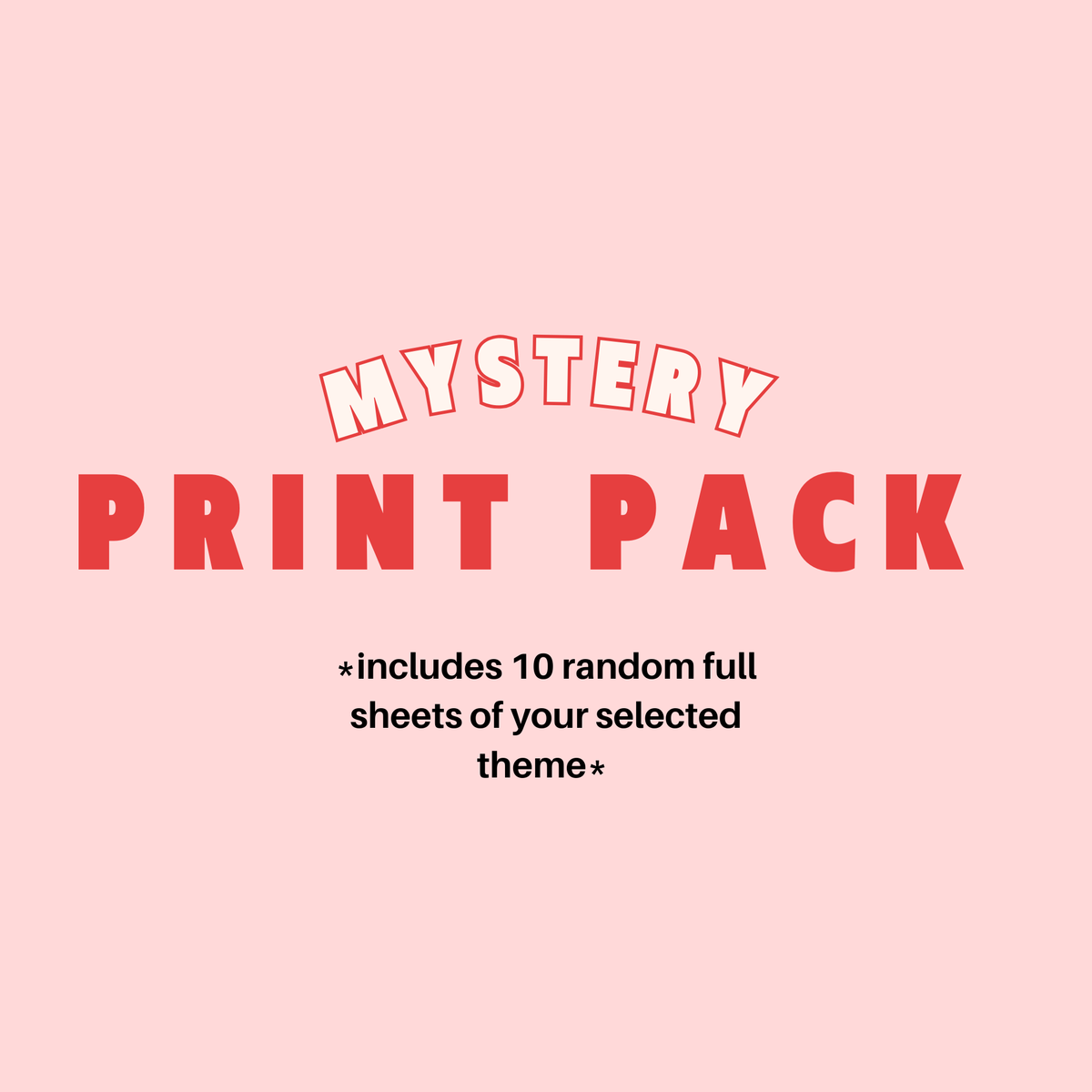 Mystery Print Pack – The Polka Dotted Peach Supply Co.