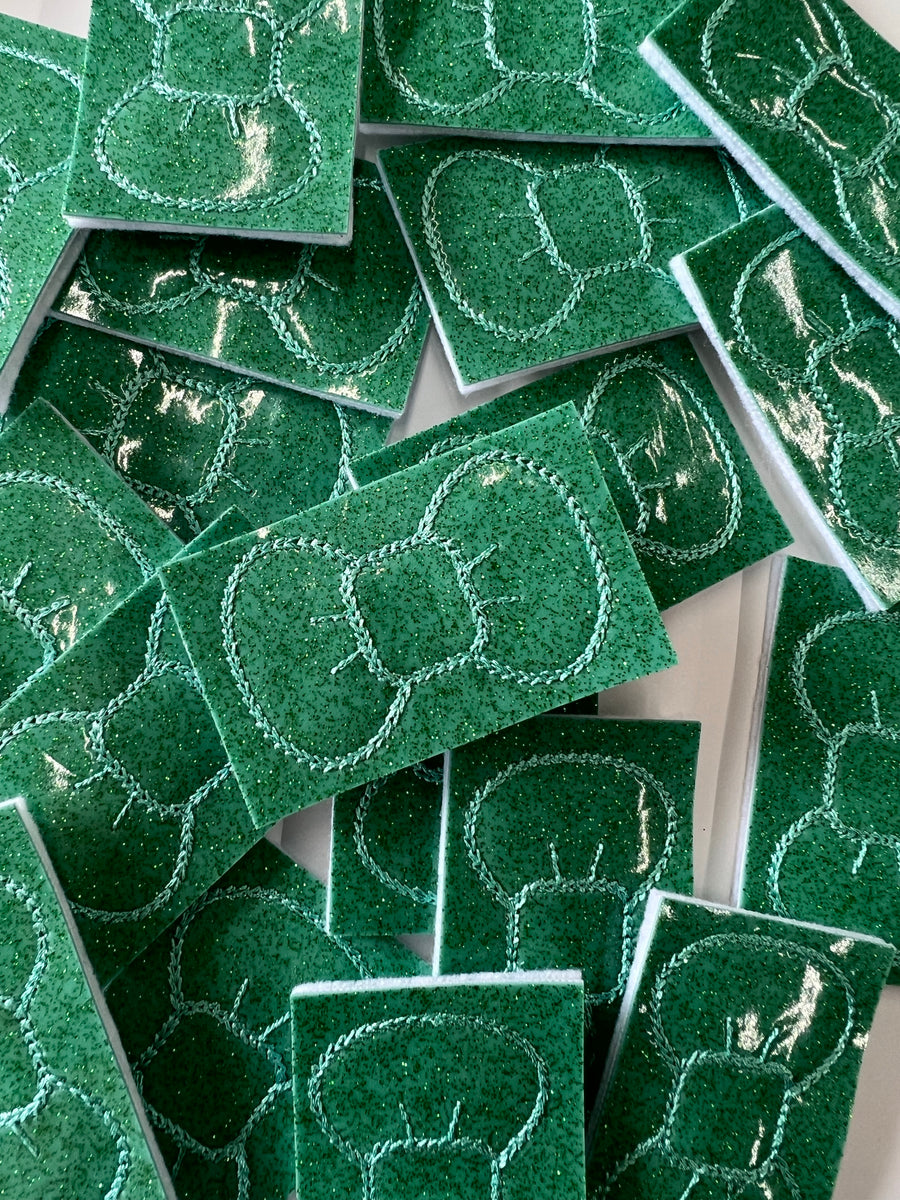 Spearmint Glossy Feltie Snap Bow – The Polka Dotted Peach Supply Co.